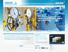 Tablet Screenshot of cryotec.de