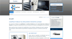 Desktop Screenshot of cryotec.fr